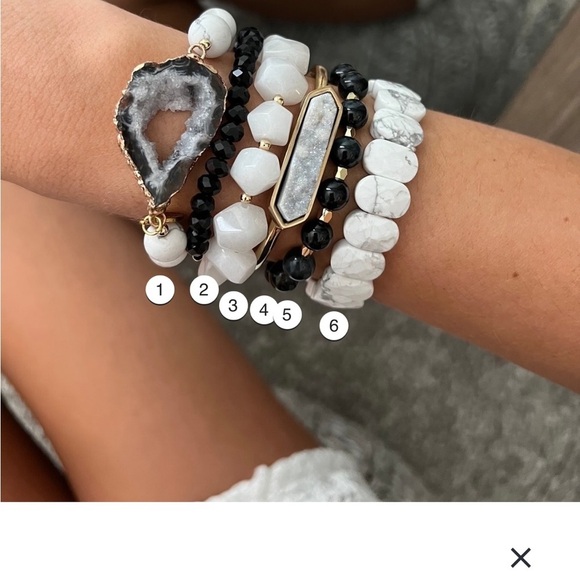 Kinsley Armelle Howlite Stone Bracelet (Astoria Collection) - Picture 5 of 5